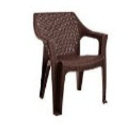 Foto de silla tipo rattan chocolate — Alco Distribuidora Torreón mayoreo