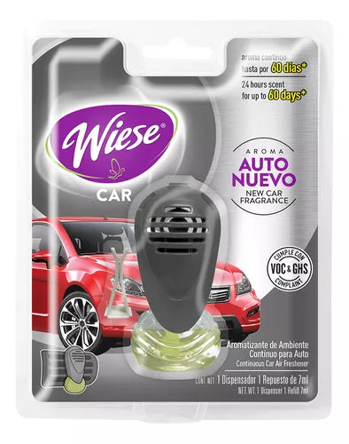 AROMATIZANTE PARA AUTO AUTO NUEVO "WIESE" 7 ML.