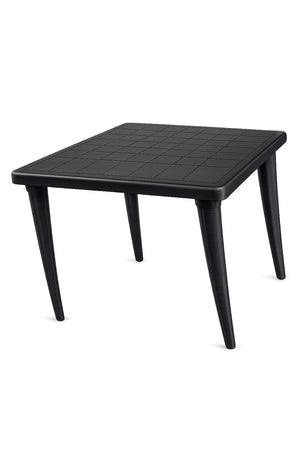 Mesa Cuadrada Negra Lisa