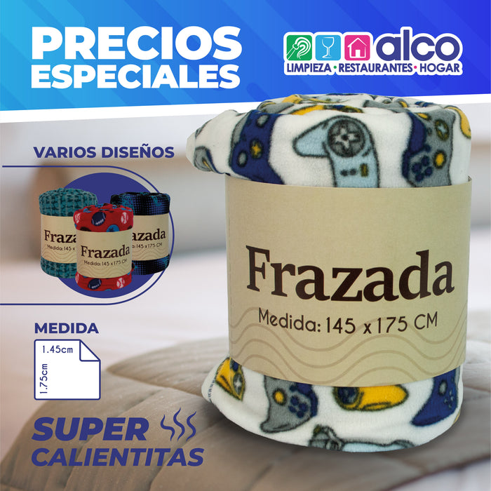 FRAZADA POLAR - CORAL SUPER SUAVE 1 PIEZA