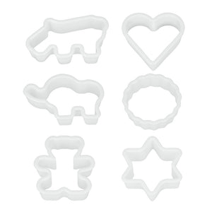 FIGURAS PARA GALLETAS EN PLÁSTICO ( 6 PIEZAS) 259105
