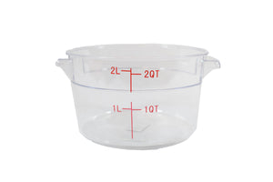 CONTENEDOR REDONDO DE POLICARBONATO