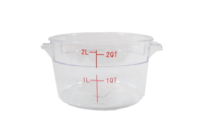 CONTENEDOR REDONDO DE POLICARBONATO