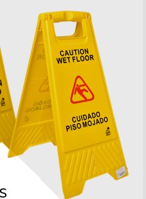 Foto de señalamiento plegable para piso mojado — Alco Distribuidora Torreón mayoreo