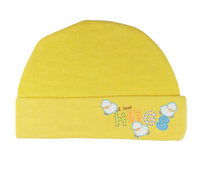 GORRITO INTERLOOK SIN OREJAS AMARILLO UNIT. E-71746