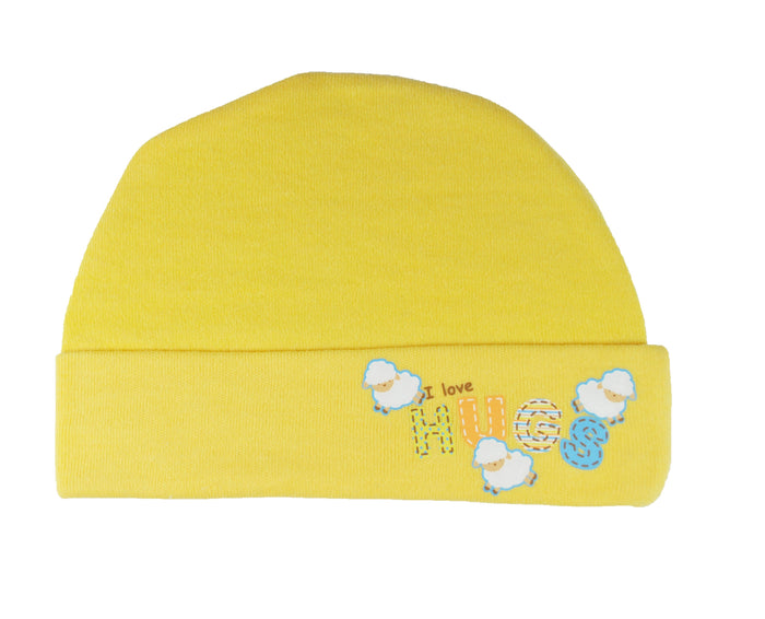 GORRITO INTERLOOK SIN OREJAS AMARILLO UNIT. E-71746