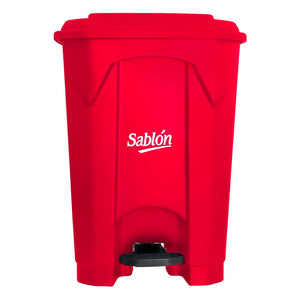 CESTO DE PEDAL 50L ROJO  8649RJ