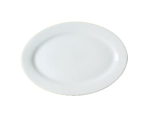 PLATO OVALADO INSTITUCIONAL DE PORCELANA