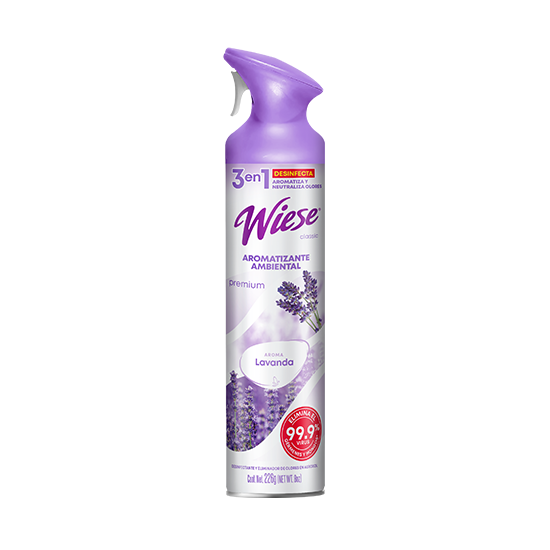 AROMATIZANTE EN AEROSOL PREMIUM LAVANDA "WIESE"  8 OZ.