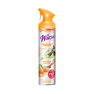 AROMATIZANTE EN AEROSOL PREMIUM MANDARINA SANDALO "WIESE"  8 OZ.
