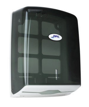 DISPENSADOR DE TOALLA INTERDOBLADA SMART AH37403 HUMO TRANSPARENTE 368X278X133