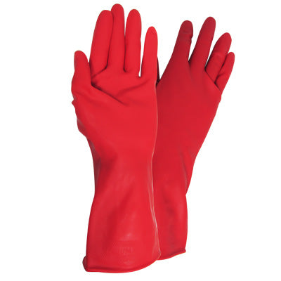 GUANTE SATINADO GRANDE ROJO P-76