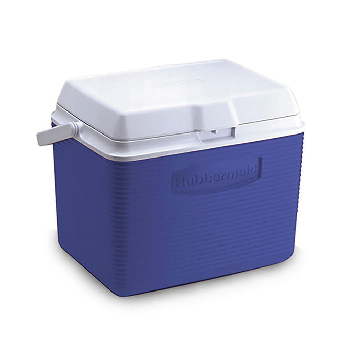 HIELERA DE 24 QTS. RUBBERMAID AZUL  (22.7 LITROS)  FG2A1304MODRD