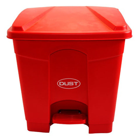 BOTE CON PEDAL  30 LTS. ROJO,   AMARILLO DUST7330A