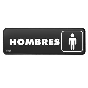 SEÑAL BAÑO HOMBRES 23X7.5  7918