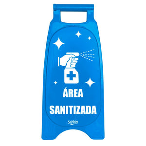 CABALLETE PLASTICO ZONA SANITIZADA 7816