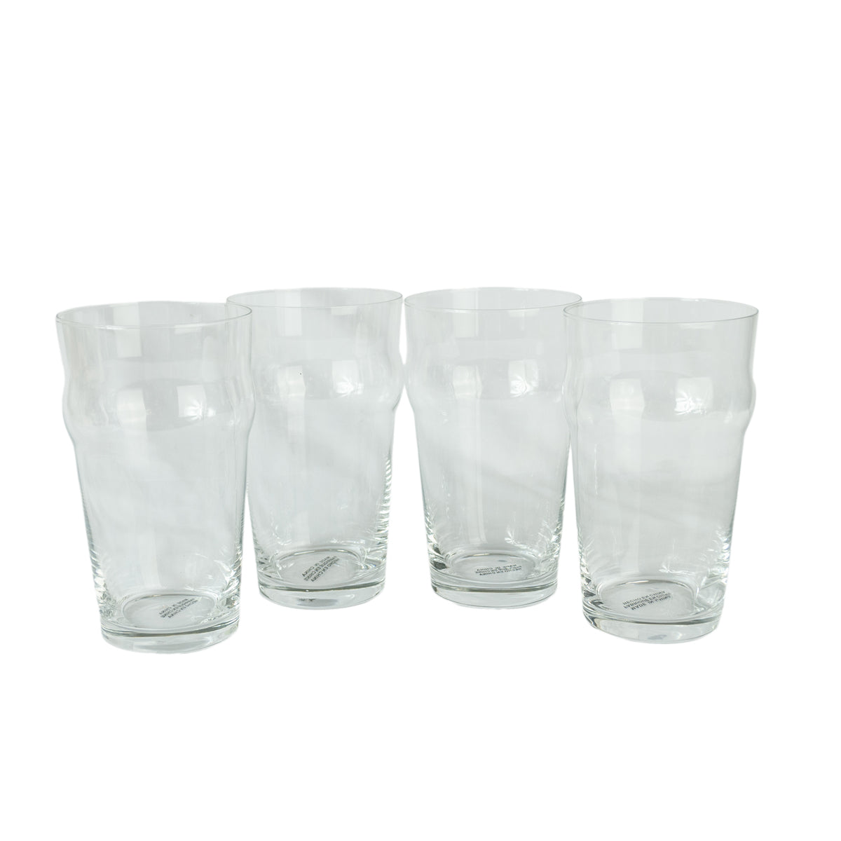 Set de 4 vasos de cristal de 36 cl, P4, pack, juego de vasos para agua,  bebidas, cerveza, licores, 8,9 x 8,5 cm, lig