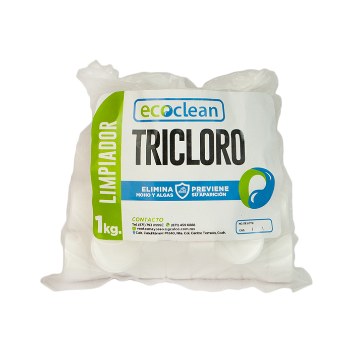 TRICLORO "ECOCLEAN"  PASTILLA DE 1 PG