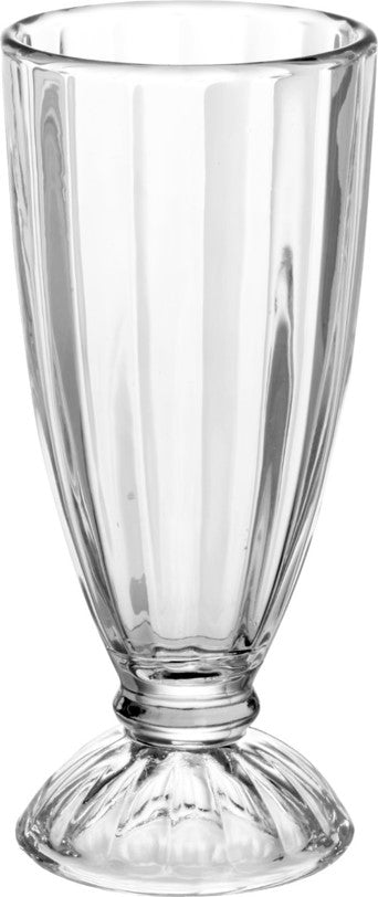 COPA ALTA DE VIDRIO PARA MALTEADA LINEAS 320 ML E-1504