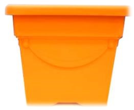 MACETA AIMEE CUADRADA 20X20 BARRO